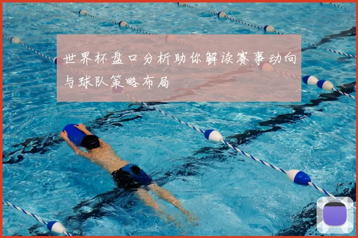 世界杯盘口分析助你解读赛事动向与球队策略布局