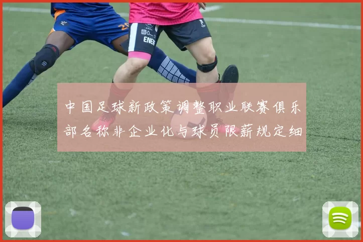 中国足球新政策调整职业联赛俱乐部名称非企业化与球员限薪规定细则